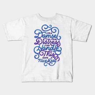 Damsel in Distress Kids T-Shirt